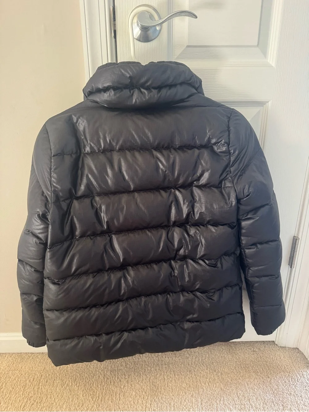 J. Crew Black Quilted Puffer Jacket